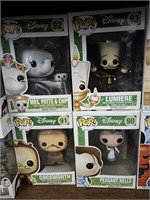 Funko Pop Beauty & The Beast Lot of 4