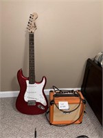Fender Stratocaster Electric Guitar / Orange Amp