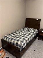 Twin-Size Bed Frame / Mattress & Box Spring