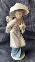 1 Lladro Spanish porcelain figure of a Chinese