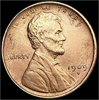 1909-S Wheat Cent CLOSELY UNCIRCULATED