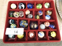 VINTAGE MARBLE SHOOTER COLLECTION, SOME CARNIVAL