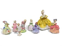 Vtg Royal Doulton England Porcelain Dolls