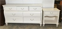 Stanley Furniture Painted Dresser & Nightstand