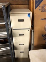 4 Drawer file cabinet Tan