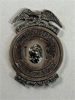STERLING SILVER PROHIBITION BADGE