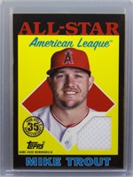 Mike Trout 2023 Topps Game Used Jersey /199