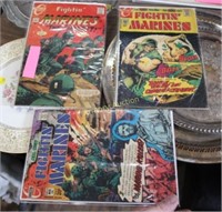 3 FIGHTIN' MARINE #76(1967)-#102(1972)-#109(1973)