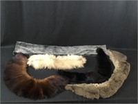 fur collars and pieces