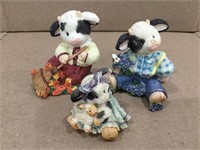 Vintage Mary's Moo Moo Lot of 3 Figurines