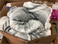 Large Sherpa blanket-slight use