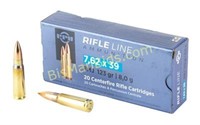 PPU 7.62X39 FMJ 123GR - 100 Rounds