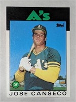 1986 Jose Canseco Topps Traded RC Rookie Card