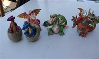Dragon and Fairy Figurines