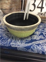 Green clay bowl