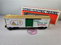 Lionel O Guage Season's Greetings Train Car