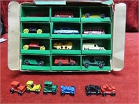 Diecast hand painted miniature cars. w/box.