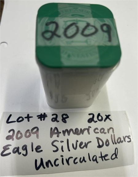 GOLD & SILVER COIN AUCTION THURS. MAY 30TH