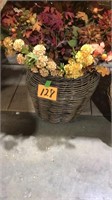 Basket with flowers