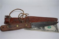 Herters Improved Bowie Knife W/ Sheath