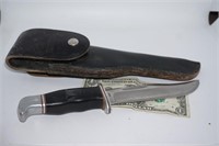 Nice Vintage Buck Hunting Knife W/ Original Sheath