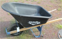 Yardtek Pro pneumatic rubber tire wheelbarrow