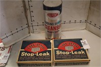 VINTAGE THURMO STOP LEAK AND HEAVY DUTY CLEANSER