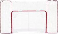 EZGoal Hockey Folding Pro Goal with Backstop and