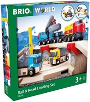 Brio World 33210 - Rail & Road Loading Set - 32 Pi