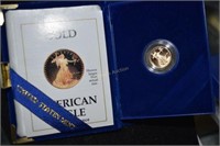 1990 American Eagle 1/10Oz $5 Gold Coin Proof