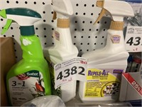 Mixed Lot of Animal and Insect Repellent x 3