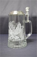 Etched Eagle Beer Stein Made in Italy