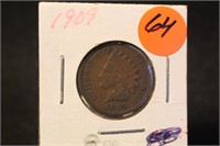 1909 Indian Head Cent Last Year