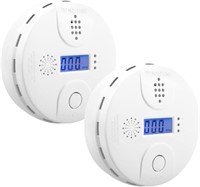 NEW $39 2PK Carbon Monoxide Leak Alarm Detector