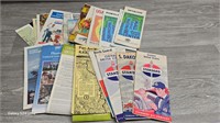Vintage City, State and Country Maps