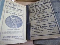 1915 Portage City Directory & 1910 Columbia County