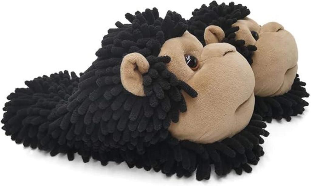 Adorable Furry House Slippers - Animal Theme