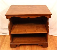 Ethan Allen Rolling 3-Tiered End Table