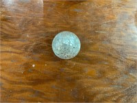 Clear Mica large old marble 2" in diameter
