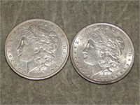 1897 & 1900 O Morgan 90% SILVER Dollars Nice