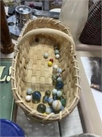 BASKET AND FEW MARBLES
