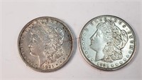 1921-D & 1921-S Morgan Silver Dollars