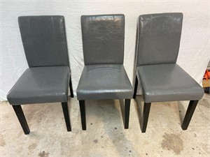 3 Gray Chairs