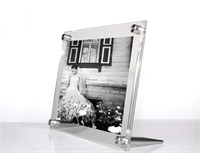 Double Panel Frame 8x10 - Silver