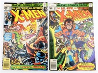 X-MEN #105 & #107 MARVEL COMIC GROUP