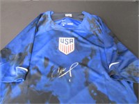 CHRISTIAN PULISIC SIGNED SOCCER JERSEY COA