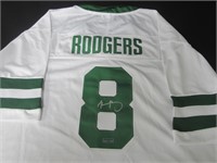 NY JETS AARON RODGERS SIGNED JERSEY GAA COA