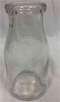 Vintage 3 Cent Milk Bottle Detroit Michigan Half P