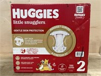 Huggies size 2 186ct diapers