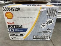 Shell rotella 6pk 1gal sae 15w-40 heavy duty